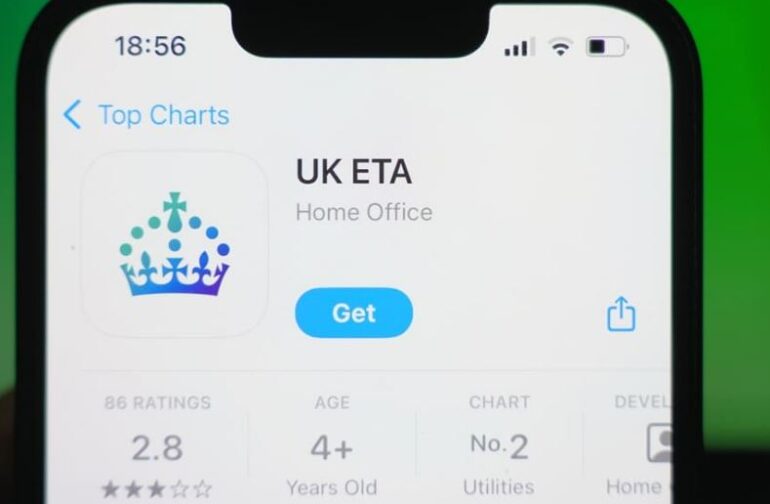 visado ETA para entrar en inglaterra