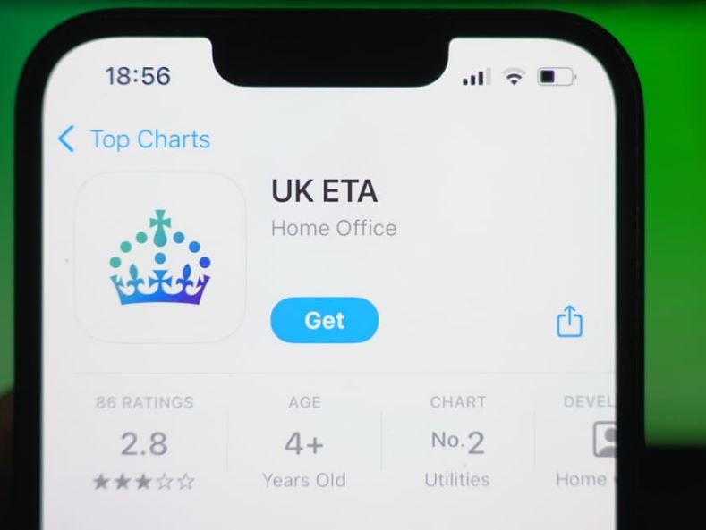 visado ETA para entrar en inglaterra