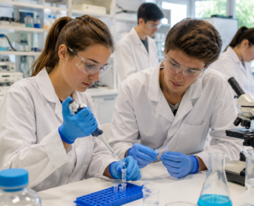 Estudiantes de FP en un centro de Further Education en Irlanda